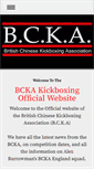 Mobile Screenshot of bckakickboxing.com