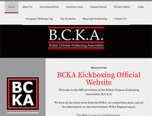 Tablet Screenshot of bckakickboxing.com